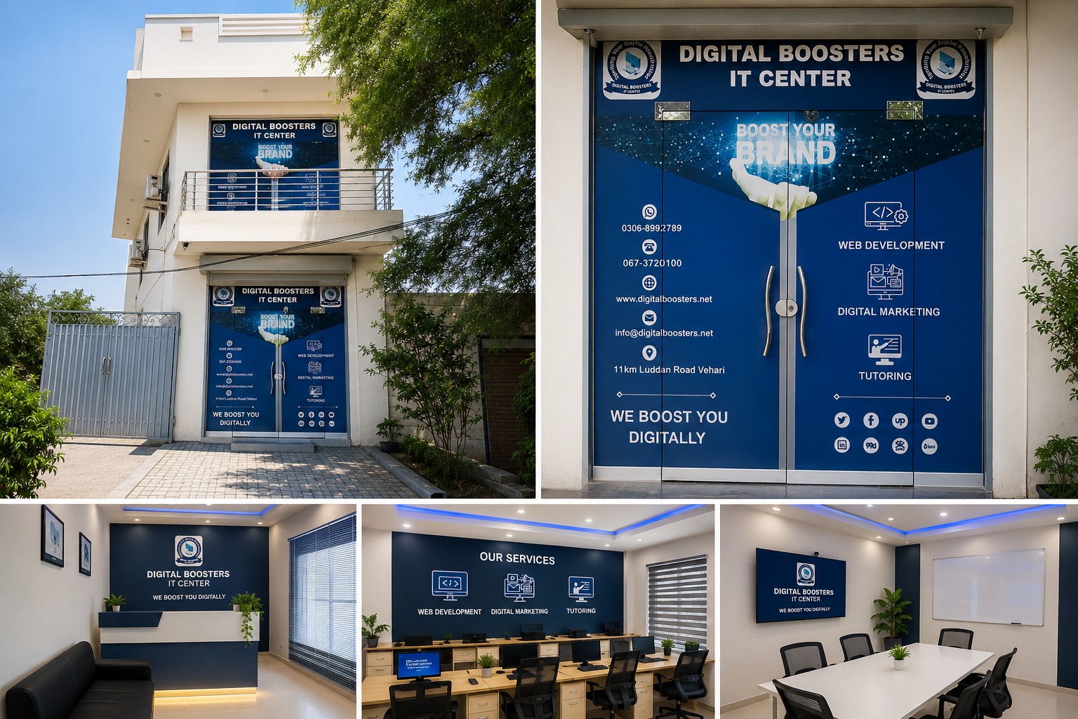 Digital Boosters IT Center building in Vehari