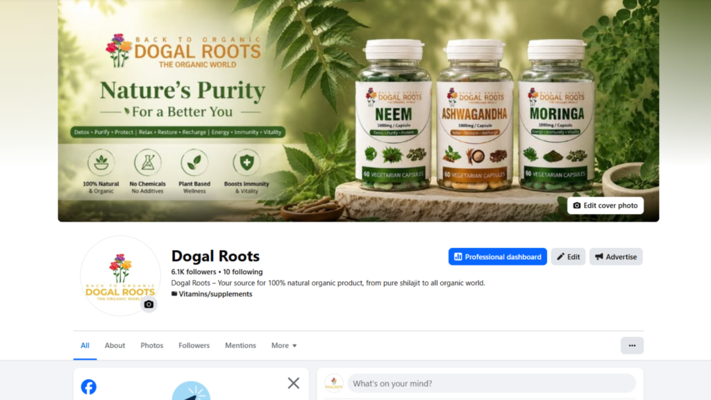 Dogal Roots – Social Media Management